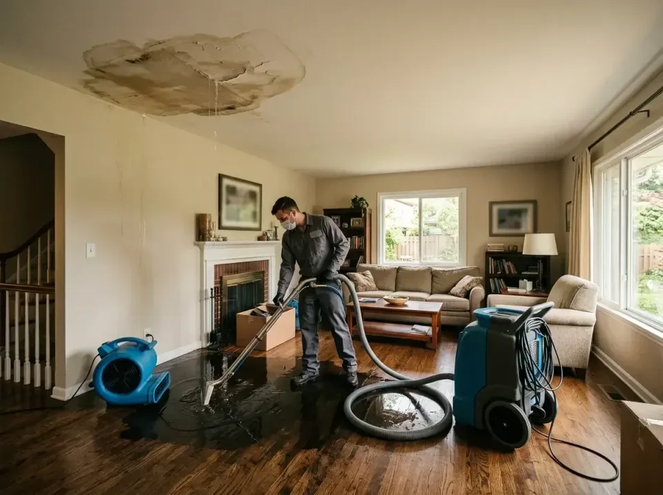 attic-pipe-burst-ceiling-drip-008 — frequently asked questions, Water Damage Restoration & Carpet Care in West Point, VA